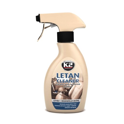 K2 LETAN CLEANER 250ml ČISTÍ A REGENERUJE POKOŽKU + K2 AURON KEFEK