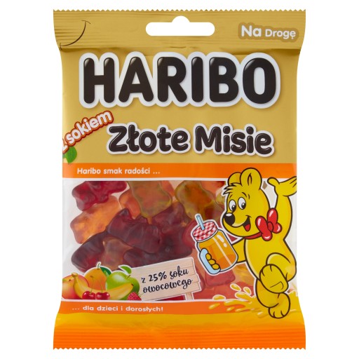 HARIBO OVOCNÉ želé GOLDEN BEARS s ovocnou šťavou 85G