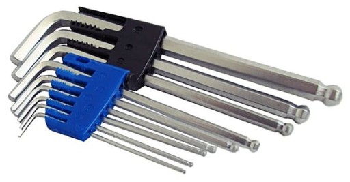 KĽÚČE TORX IMUS S DLHÝM ZÁMKOM 9 EL 1,5-10 mm