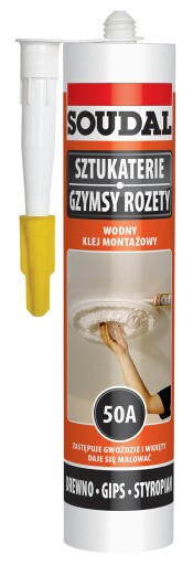 Montážne lepidlo na vodnej báze 50A 280 ml Soudal