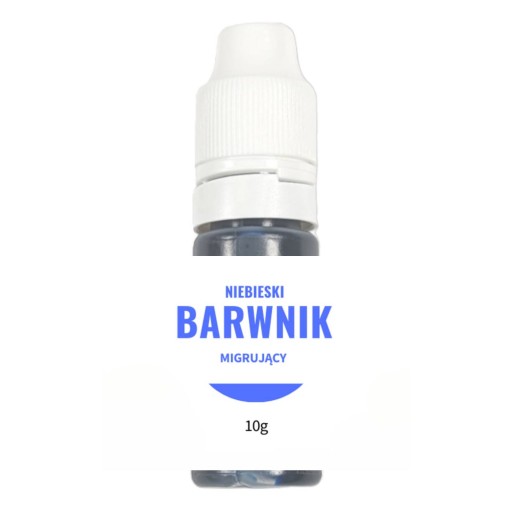 Migračné modré mydlové farbivo 10 ml glycerínového základu do kúpeľových bômb