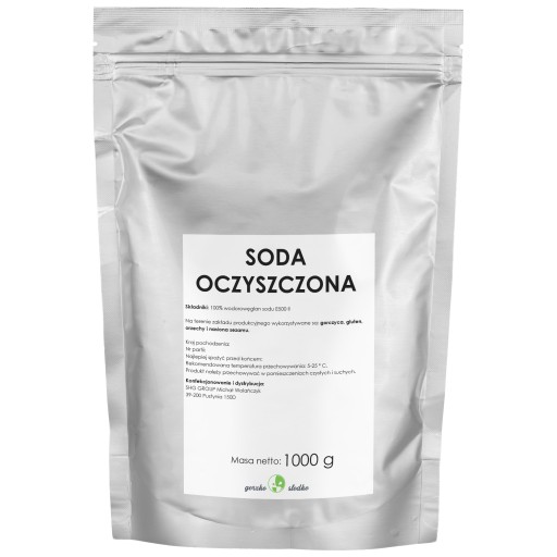 Jedlá SÓDA NA PEČENIE, hydrogénuhličitan sodný 1kg