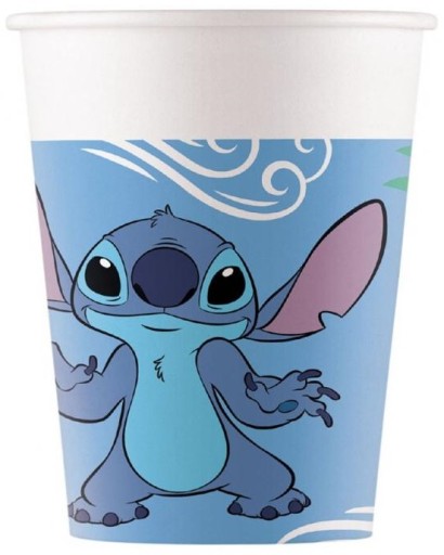 JEDNORÁZOVÉ NARODENINOVÉ POHÁRKY LILO A STITCH 8 ks