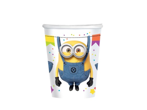 Minions papierové poháre 250 ml/8 ks.