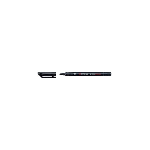 Stabilo OHPen fóliové pero, okrúhle, 1 mm (M), pre CD/DVD disky, ČIERNA