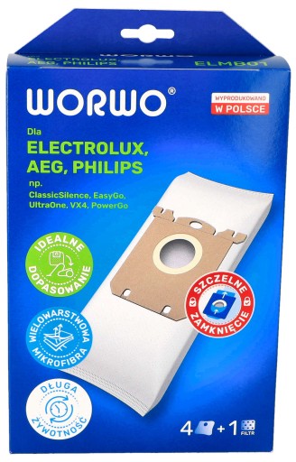TAŠKY NA ELECTROLUX PHILIPS AEG WORWO ELMB01K 4KS