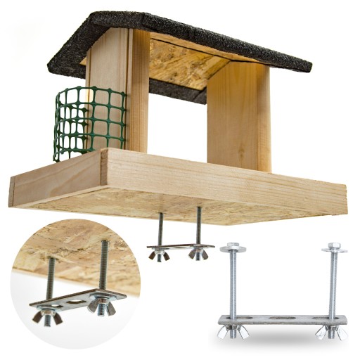 KĽÚČOVÁ SVORKA NA KRMÍTKO BOX PRE DIVIAKY VTÁKY BALKÓN