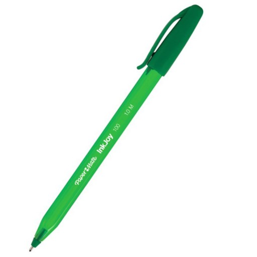 Guľôčkové pero InkJoy 100 - Paper Mate - zelené, 1 mm