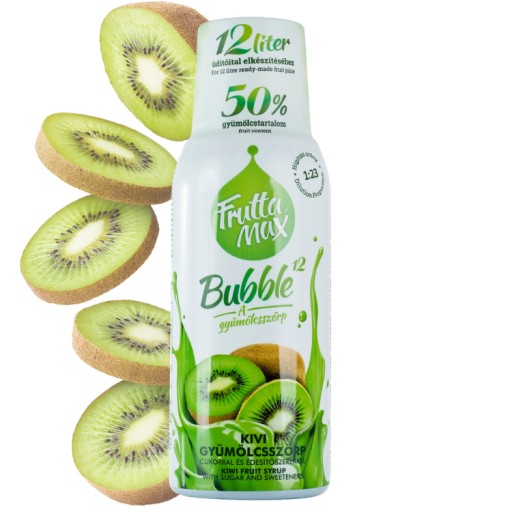 FruttaMax Kiwi sirupový koncentrát na vodu, 500 ml na 12 litrov