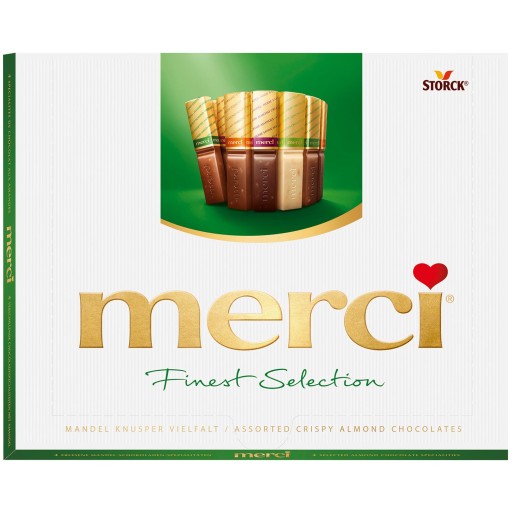 Merci Chocolate Box Rôzne mandle z Nemecka