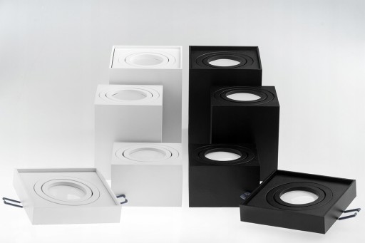 Halogénové stropné svietidlo pod omietku SPOT LED TUBE Movable GU10