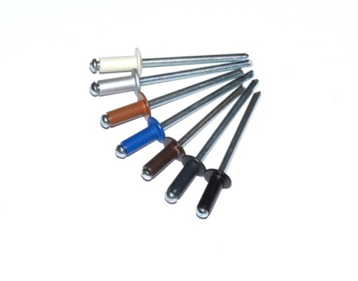 Trhacie nity farebné al/st 4x10 100 ks RAL
