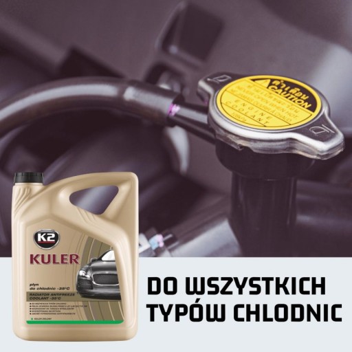 K2 KULER KVAPALINA RADIÁTOROV 1L -35C ZELENÁ