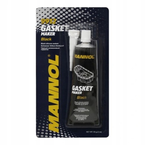 Vysokoteplotný silikón Mannol 9912 čierny 85 g