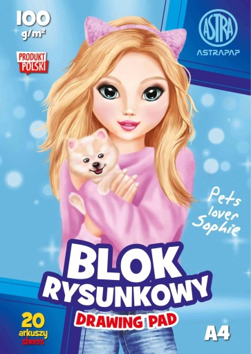 Astra KRESLENIE BLOK BIELY Top Teens A4 20k 100g