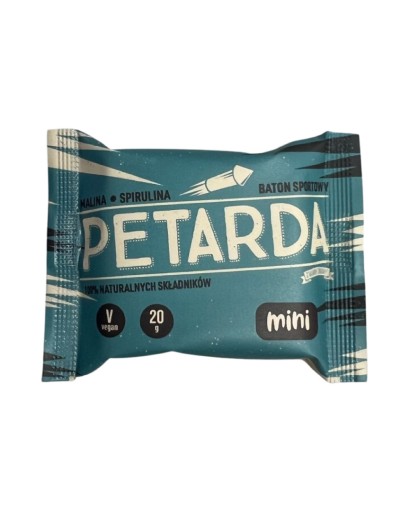 Petarda malina spirulina tyčinka 20g ZMENY ZMENY