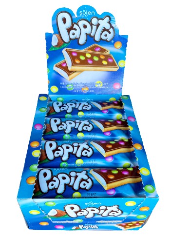 Kokosová tyčinka Papita so šošovicou Solen 33g