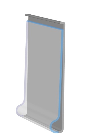 ČÍRA MAGNETICKÉ ÚLOŽNÉ PÁSY 26X48 MM – 10 KS