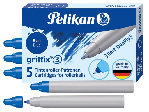 Náplne do guľôčkových pier Pelikan náplne 5 ks.