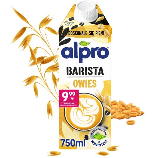 ALPRO BARISTA OATABLE Rastlinný nápoj do kávy - Barmanské mlieko - 750ml