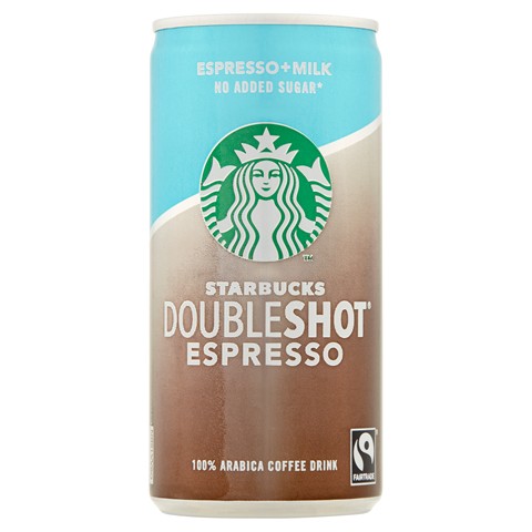 STARBUCKS Doubleshot Espresso Milk kávový nápoj bez cukru 200 ml