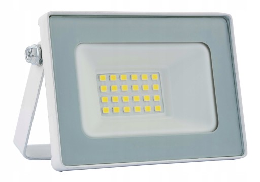 LED reflektor 20W studený 6500K 1800lm biely IP65 SCHMITH