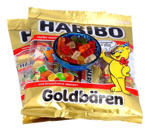 HARIBO MINI Zlaté medvedíky ovocné želé 250 g DE