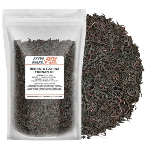 YUNNAN OP BLACK TEA 200g Prírodný sypaný list, kvalitný Kol-Pol