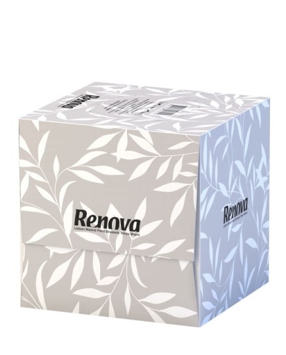 Renova BLK Cube utierky na tvár 70 ks