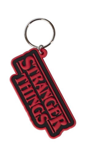 Logo Stranger Things - gumená kľúčenka