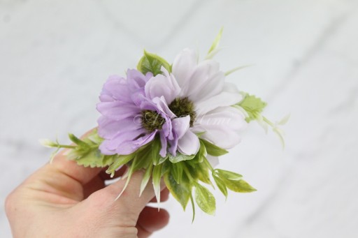 PURPLE margarette communio bag pin