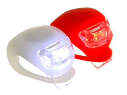 LED BICYKLOVÉ SVETLO LED PREDNÉ ZADNÉ 2 KS SADA SVETLÁ NA BICYKEL