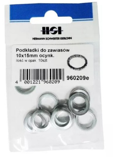 Podložky pántov 10x15 mm 10 ks