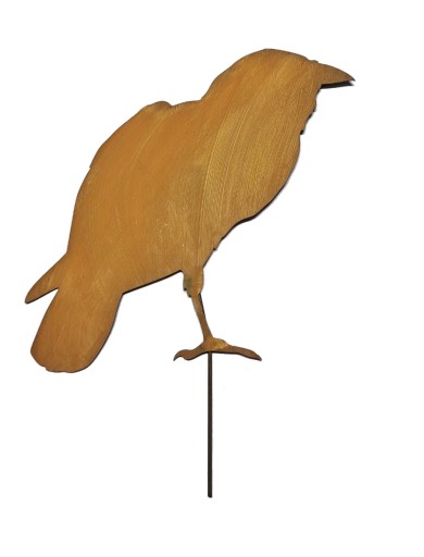 Bird Bird Raven 2 A-board Dekorácia Záhradná dekorácia Corten Effect