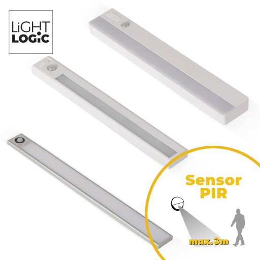 LED skrinkové svietidlo LL LUQA NL, pohybový senzor, magnety, batérie, pás