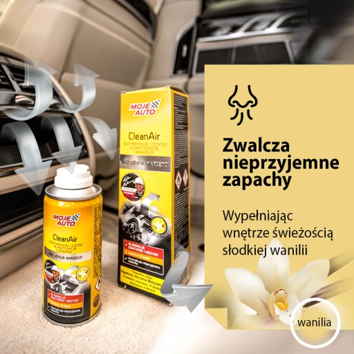 CleanAir ODSTRAŇOVAČ KLIMATIZÁCIE VANILKA 150ml