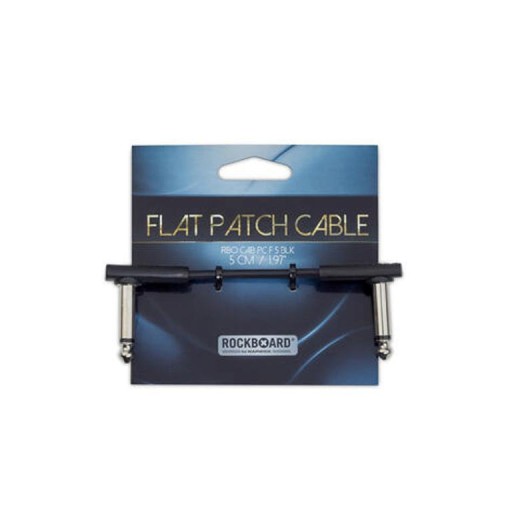 Rockboard Flat Patch kábel 5 cm. čierna