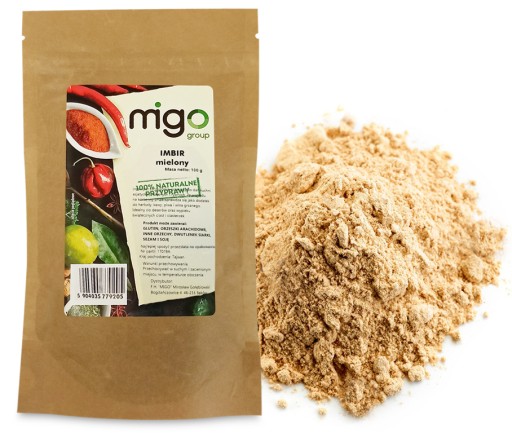 ZÁZVOR MLETÝ 100g Prírodný, Korenie - MIGOskupina