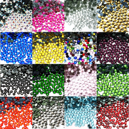Termo kamienky bezfarebný diamant 3mm 500 ks