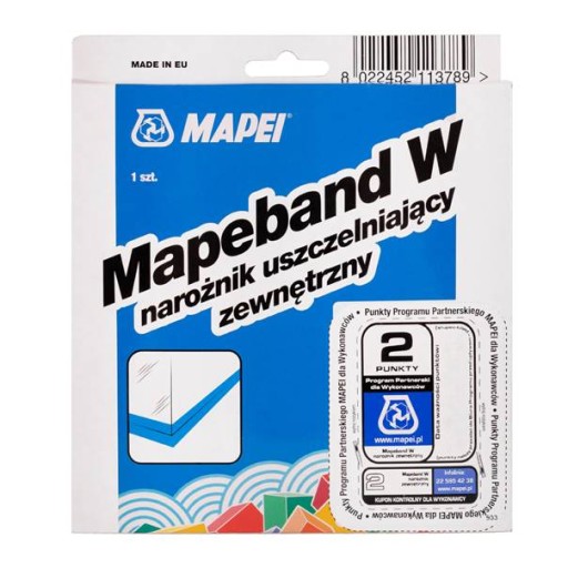 Vonkajší roh na hydroizoláciu. Mapeband v Mapei