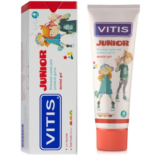 VITIS JUNIOR detská zubná pasta gél 75ml