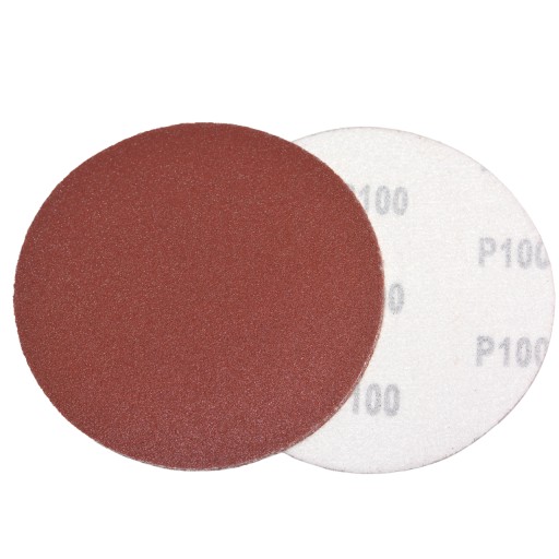BRÚSNE PAPIEROVÉ KOTÚČE NA VELCRO 125mm P80 - 5 ks