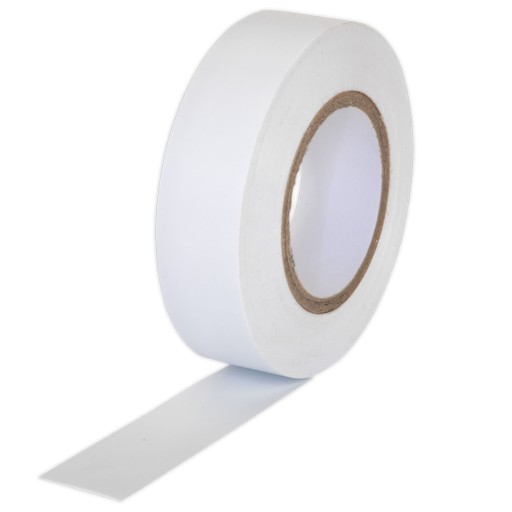 PEVNÁ VODEODOLNÁ PVC IZOLAČNÁ PÁSKA, BIELA