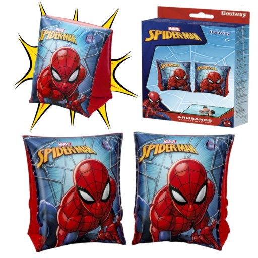 SPIDER-MAN BESTWAY MARVEL nafukovacie PLAVECKÉ RUKÁVY originál