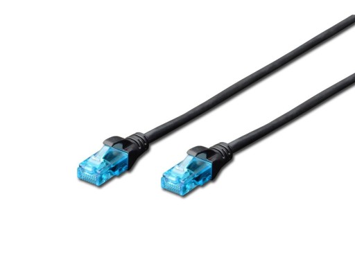 KÁBEL INTERNET LAN ETHERNET RJ45 UTP KÁBEL 3m ČIERNA