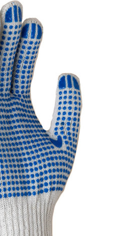 OCHRANNÉ PRACOVNÉ RUKAVICE škvrnité pletené PROOF KNIT BODKA SILNÁ R.9 1 PÁR