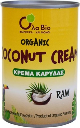 BIO KOKOSOVÝ KRÉM RAW 22% tuku 400ml EKO