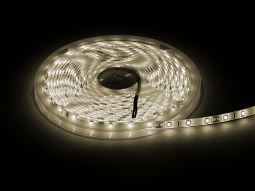 LED PÁS STUDENÁ BIELA FARBA VODEODOLNÉ SMD 300 VÝKONNÉ DIÓDY 30W 12V DC 5M