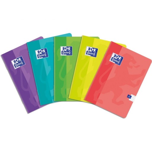 ZÁPISNÍK A5 16 STRÁN laminovaný mix neónových zápisníkov OXFORD COLORS SCHOOL