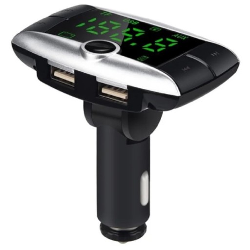 FM Bluetooth vysielač do auta 2 x USB